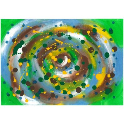 KerryT print for sale Green Swirl