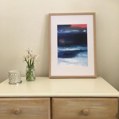 KerryT print for sale Summer 2020 - Beach Sunset framed A3